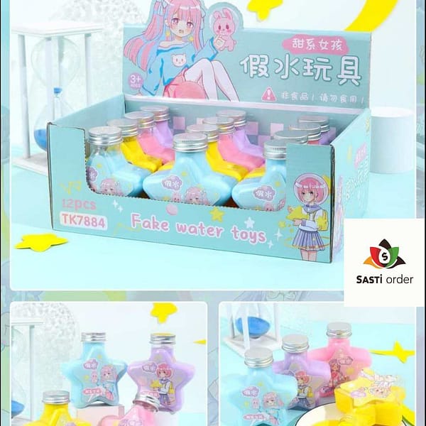 Magicwand Bubble Making DIY Clay Slime for Kids, featuring vibrant colors and a wand for creating bubbles, perfect for imaginative play.