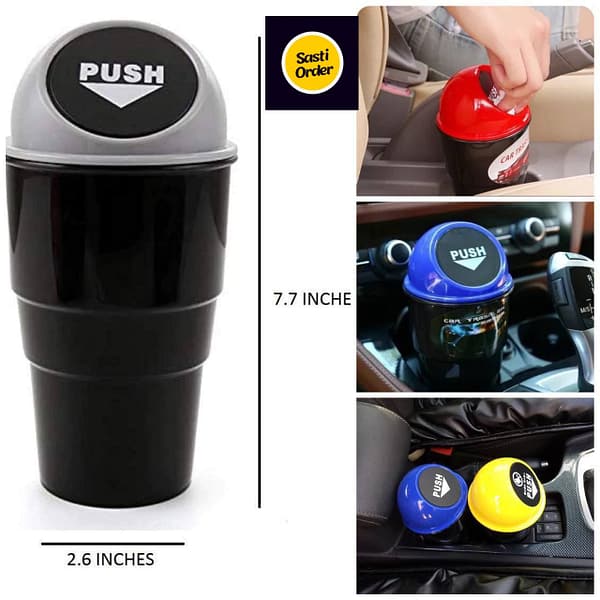Mini Car Trash Bin