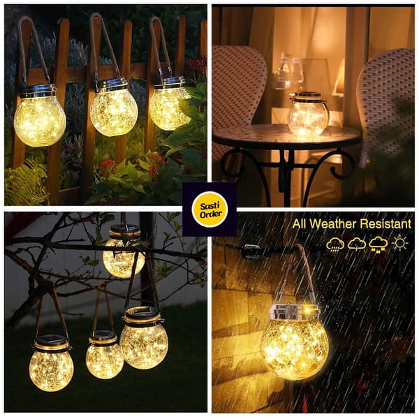 Solar Glass Decoration Light