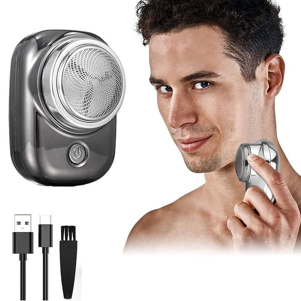 Mini Pocket Fashion Shaver in a sleek design, perfect for removing lint and fuzz from clothing, ideal for travel and quick touch-ups.