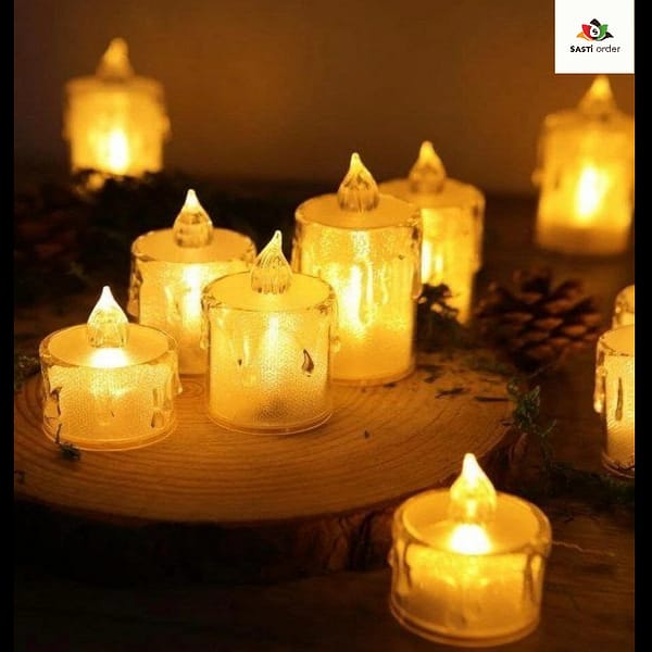 Big flameless candle 6pcs