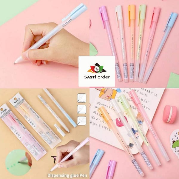 "Precision glue pen with a fine tip, ideal for detailed crafting projects."