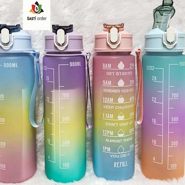 "1 Litre Water Bottle made from durable, BPA-free material, designed for convenient hydration on the go."