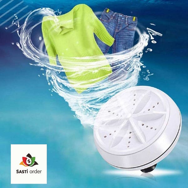 "Ultrasonic Turbine Wash device for deep cleaning jewelry, eyeglasses, and delicate items using advanced ultrasonic technology."