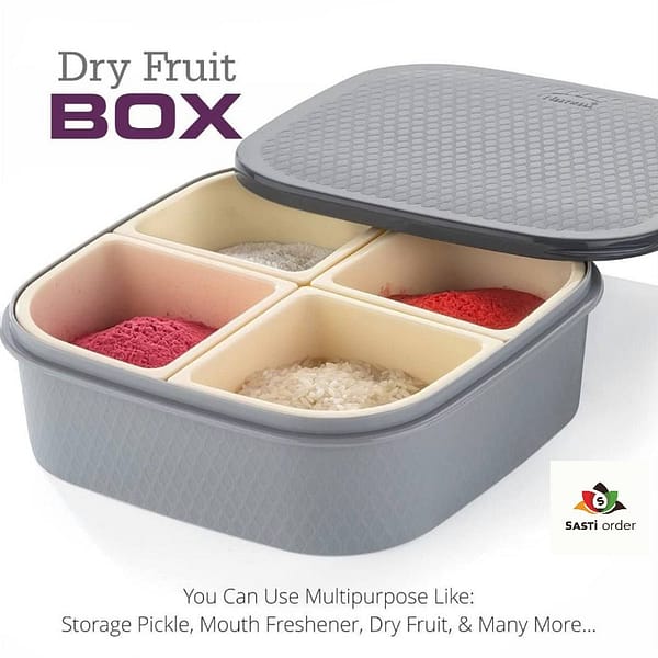 Premium Dry Fruit Box featuring an assortment of fresh, nutritious dried fruits, perfect for snacking and gifting.