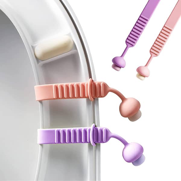 4pcs Toilet Seat Cover Lifter Lift Toilet Lid Handle Toilet
